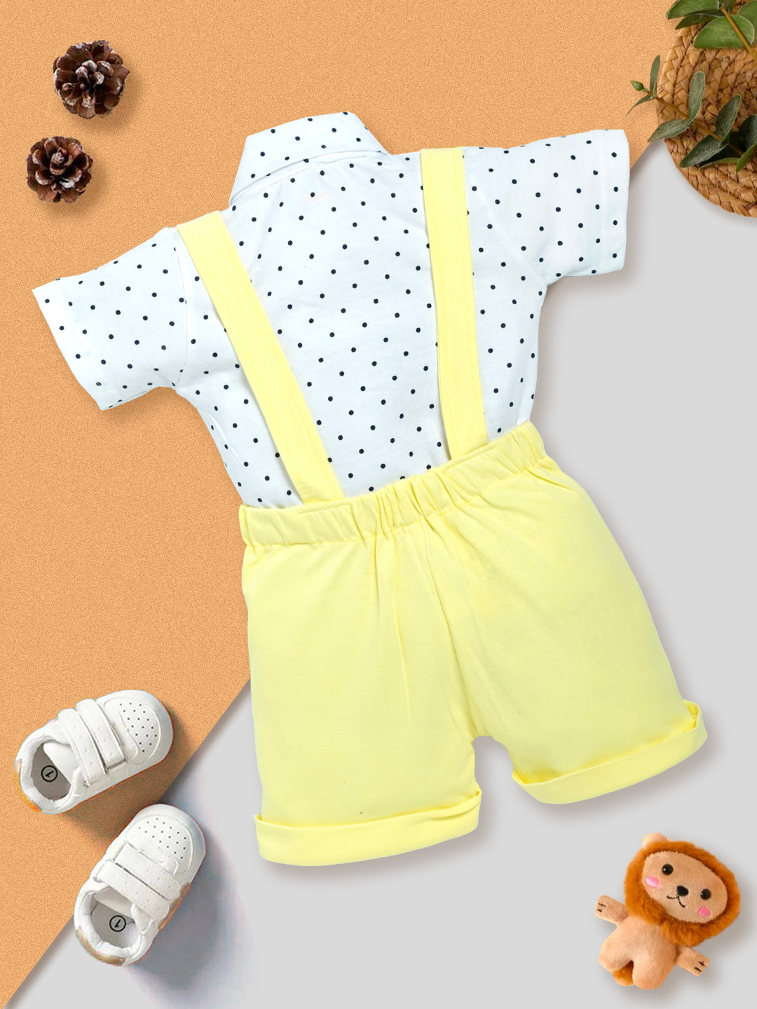 Unisex Dungaree for Party with Bow Kinder Choice