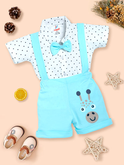 Unisex Dungaree for Party with Bow Kinder Choice