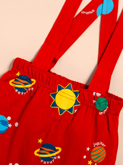 Dungaree For Baby Boys Party with Bow Kinder Choice