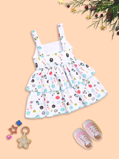 Charming Kids’ Summer Dress with Whimsical Print