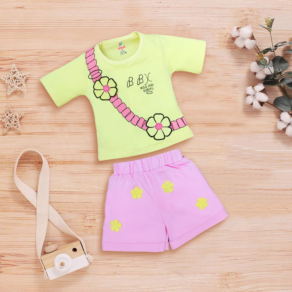Baby Girls Top Shorts Set Kinder Choice