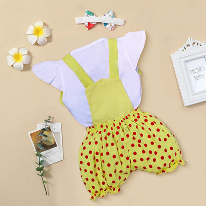 Elephant Design Romper For Baby Girls  Casual Printed Kinder Choice